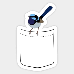 Pocket Fairy Wren Sticker